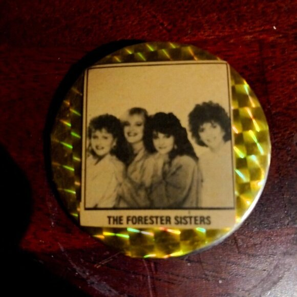 Vintage Other - Vintage The Forester Sisters Pinback Country Music Opry 2 1/4 inch (2 Pins)